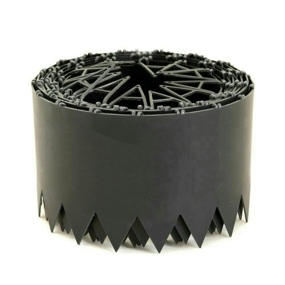 image 1 of 10m Easy Lawn Edging in Black Black