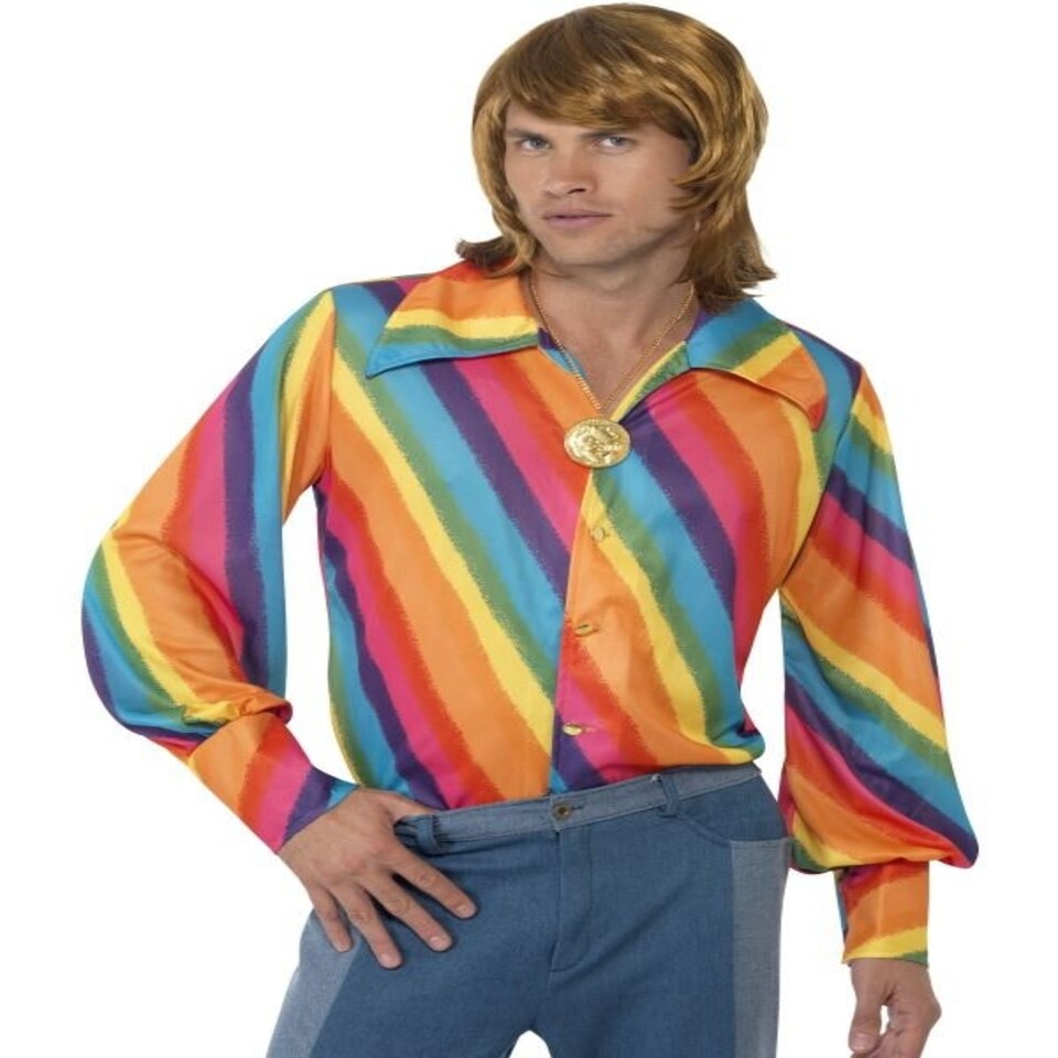 70s Colour Shirt - Rainbow - 35384M M