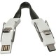 image 2 of Avenue 4-In-1 Charging Cable - Black - One Size