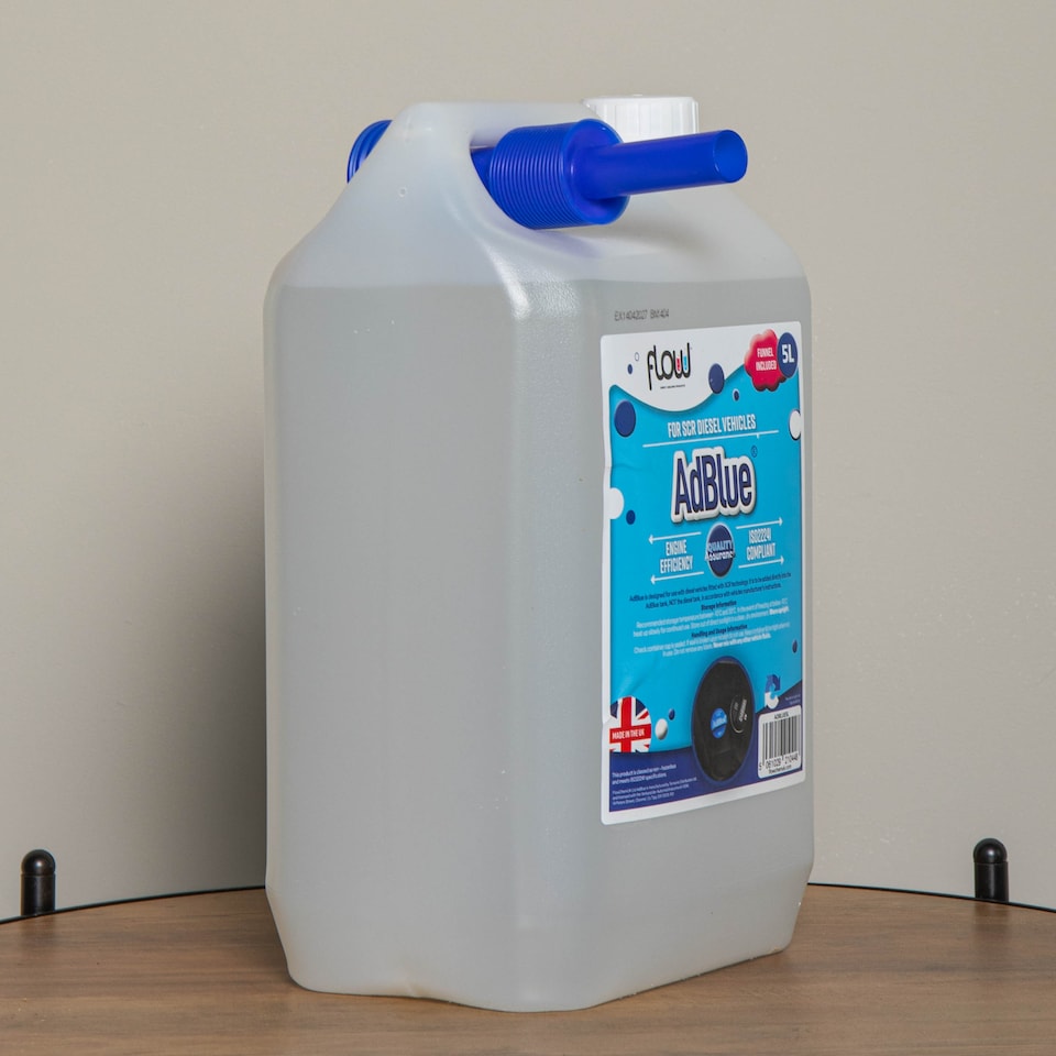 image 1 of 5 Litre AdBlue Fluid with Nozzle For Diesel Car Vehicle Engines