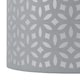 image 6 of Set of 2 Grey Laser Cut 30cm Pendant Lightshades | Grey | Large | 2