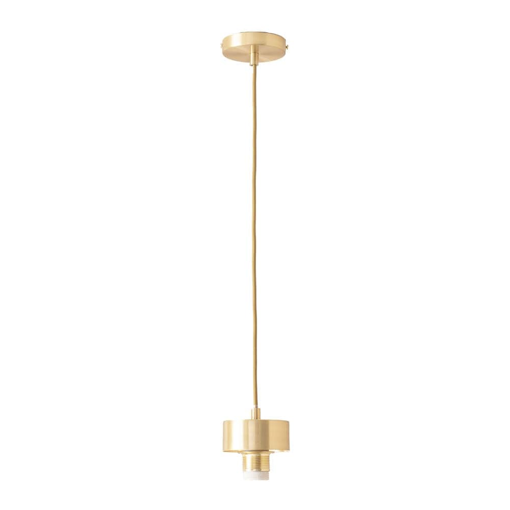 ValueLights Brianna Brushed Chrome or Gold Cap Adjustable Pendant Ceiling Light