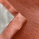 image 4 of Matrix Orange Curtains 90 x 90 inch (229 x 229 cm) Room Darkening Pencil Pleat Thermal Noise Reducing Curtains for Bedroom and Living Room