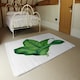 image 3 of Bunched Leaves (Rug) Green | Medium: 80x150cm