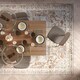 image 5 of KUKOON Beige Traditional Medallion Bordered Living Area Rug 60cm x 110cm Cream