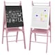 image 1 of AIYAPLAY Three-in-One Easel for Kids, with Paper Roll, Adjustable Height | Pink | Pink