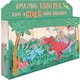 image 2 of Spectacular 3D Roar-Some Dinosaur Scene Brother Birthday Card
