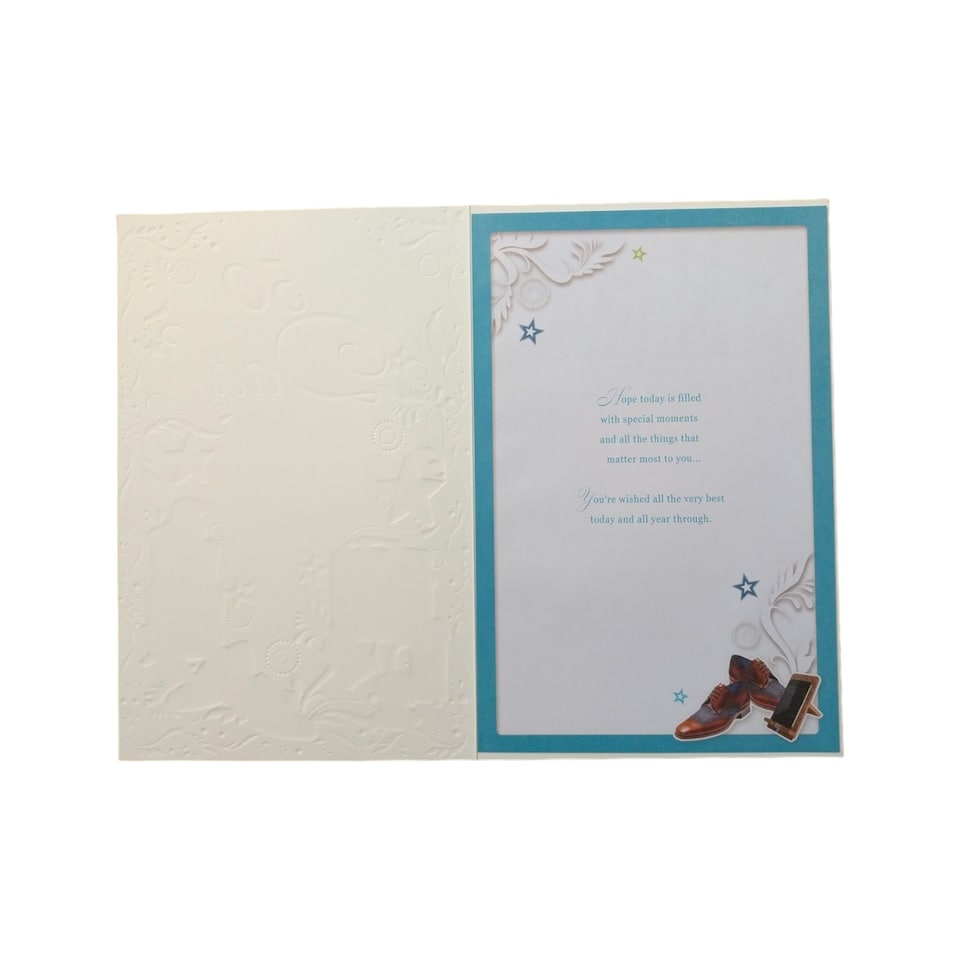 image 1 of Happy 50th Birthday Dad Opacity Card
