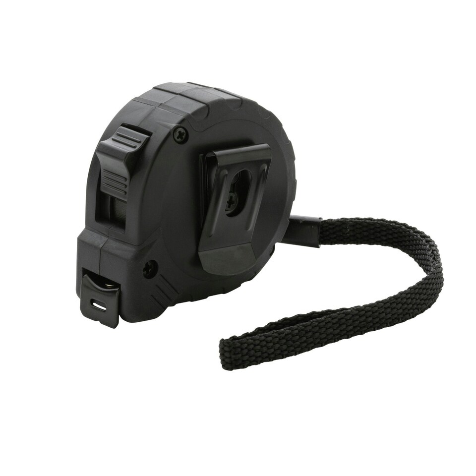 image 1 of XD Collection Recycled Plastic Tape Measure - Black - 3m x 16mm