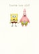 image 3 of SpongeBob Square Pants and Patrick Birthday Card