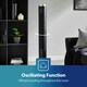 image 4 of GEEPAS 46" Tower Fan with Remote Control | Bladeless Oscillating , 45W Black
