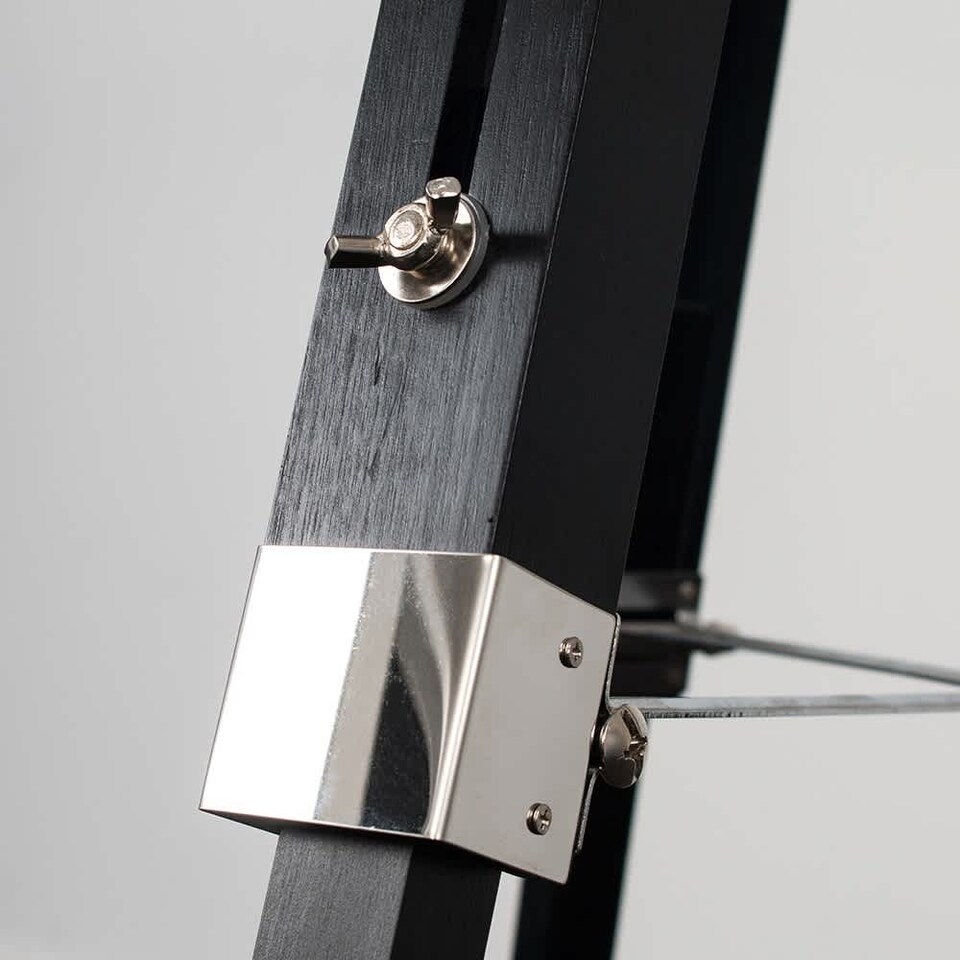 image 1 of ValueLights Starboard Tripod Black Floor Lamp | Black