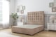 image 1 of Sloomy Alabama Mink Naples Divan Bed Base 4 Drawers With 54 Inch Floor Standing Headboard | Brown | Mink | King | 1
