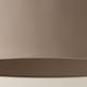 image 6 of ValueLights Reni Taupe Fabric Ceiling Shade and Bulb (D)45cm