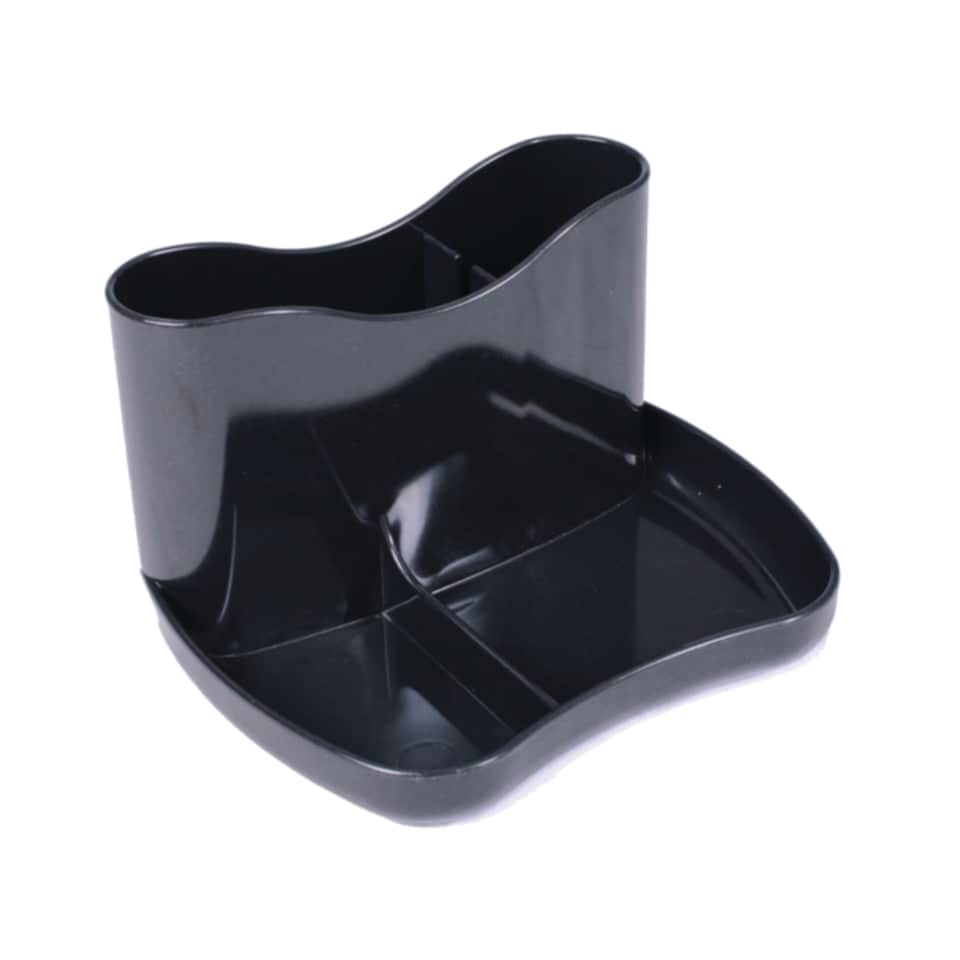 image 1 of 5 Star Kaddymaster Desk Organiser Pen Holder Black Compact Office Desk Tidy for Pens Stationery Home School