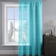 image 1 of Velosso Alessandria Sparkle Slot Top Voile Panel - 137cm x 122cm Blue | Teal