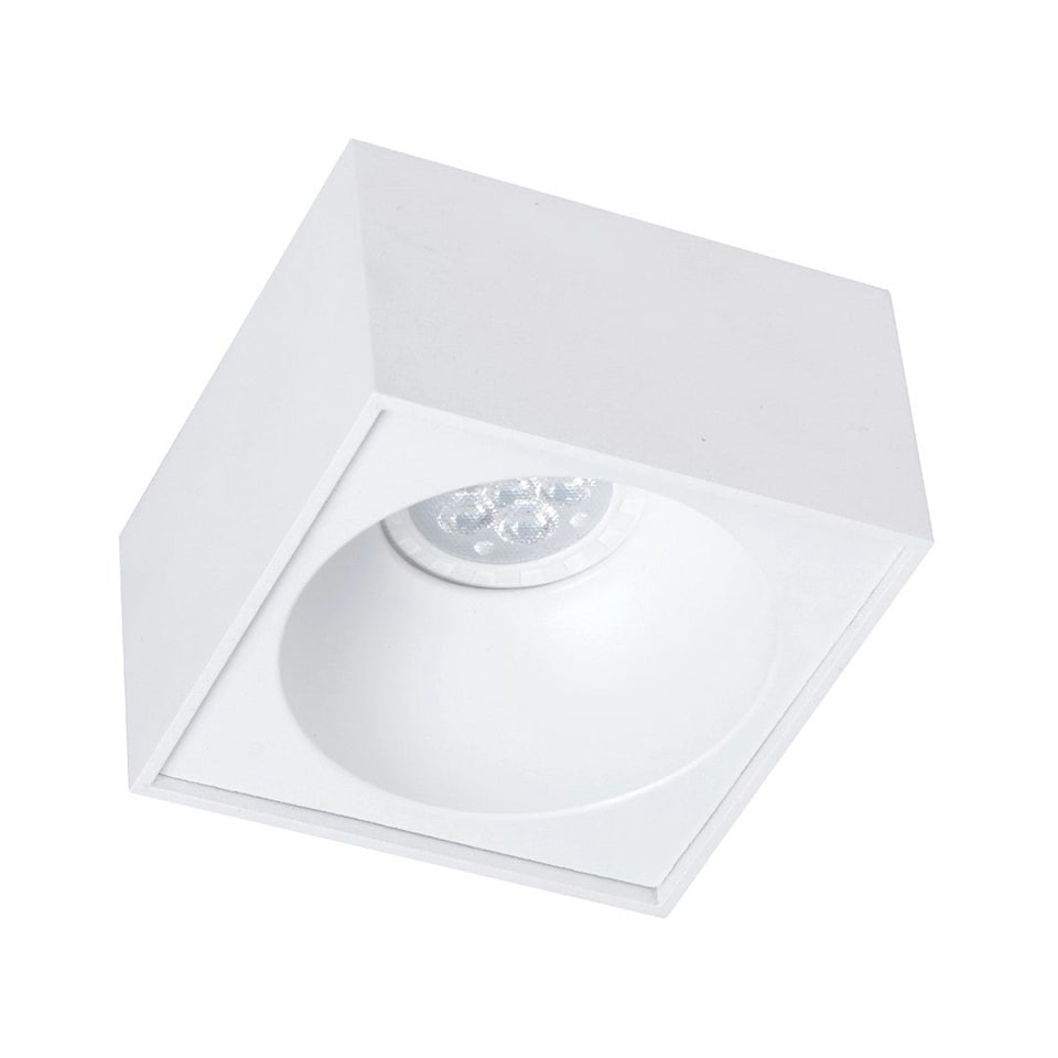 image 1 of Milagro Spot Light Bali Square White 1xGU10