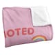 image 2 of Peppa Pig Promoted To Big Sister Blanket - White - One Size