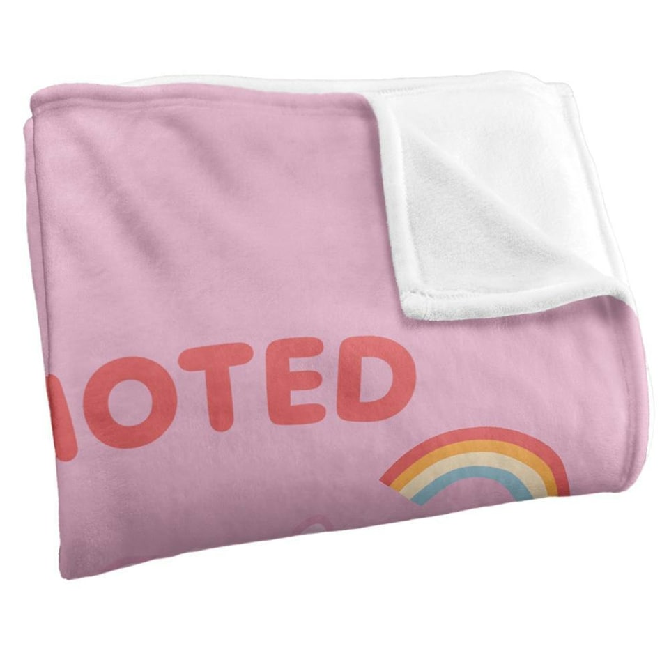 image 1 of Peppa Pig Promoted To Big Sister Blanket - White - One Size