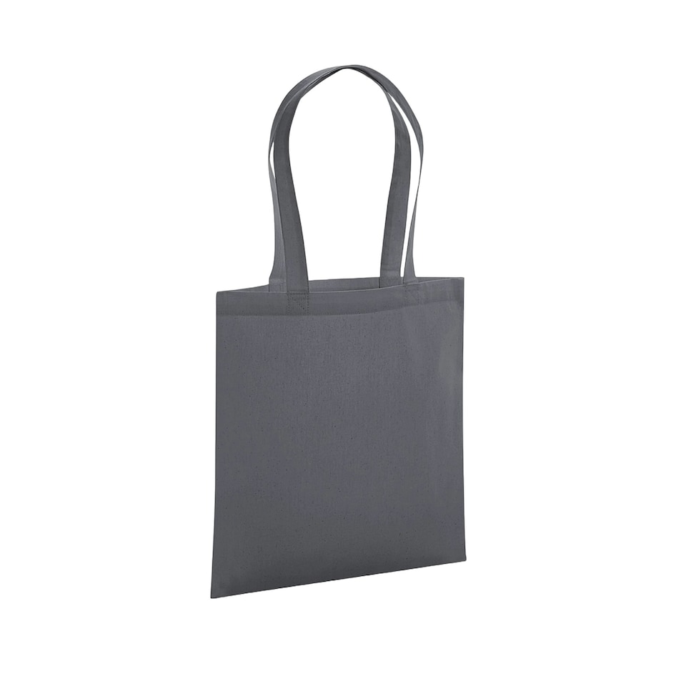 image 1 of Westford Mill Premium Organic Cotton Tote Bag - Graphite - One Size | Multi
