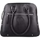 image 1 of London Leathergoods Womens Large Premium Soft Leather Travel / Work Hand Bag / Shoulder Bag | Black | Black