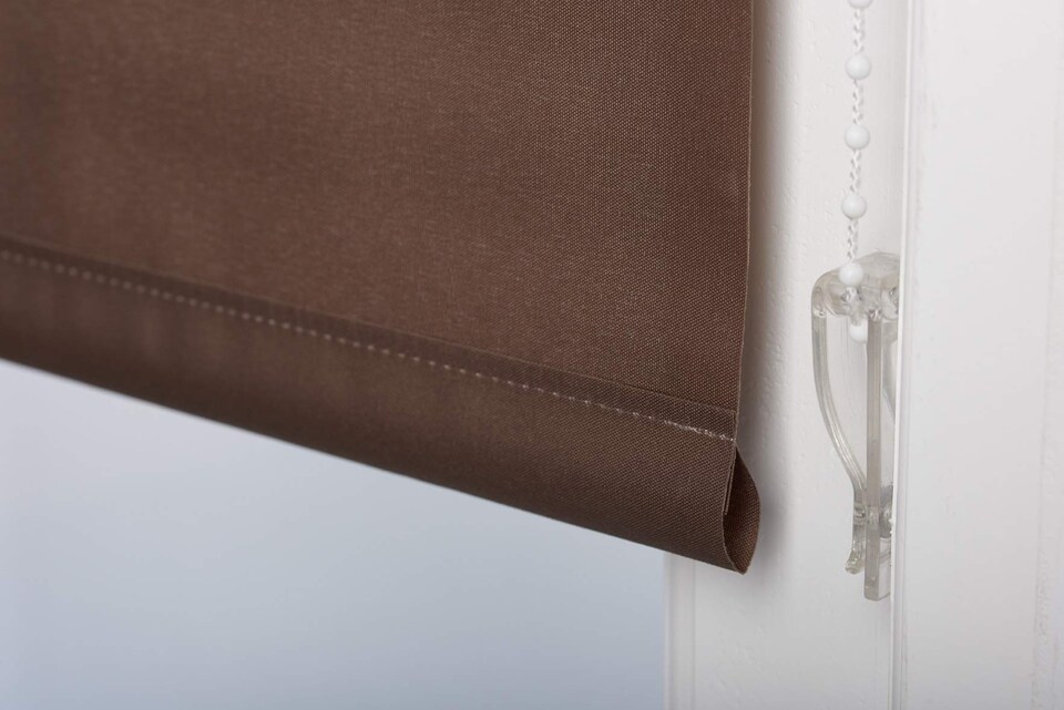 image 1 of Daylight Roller Blind 70cm Wide x 210cm Long | Metal Fittings | Brown | Mocha