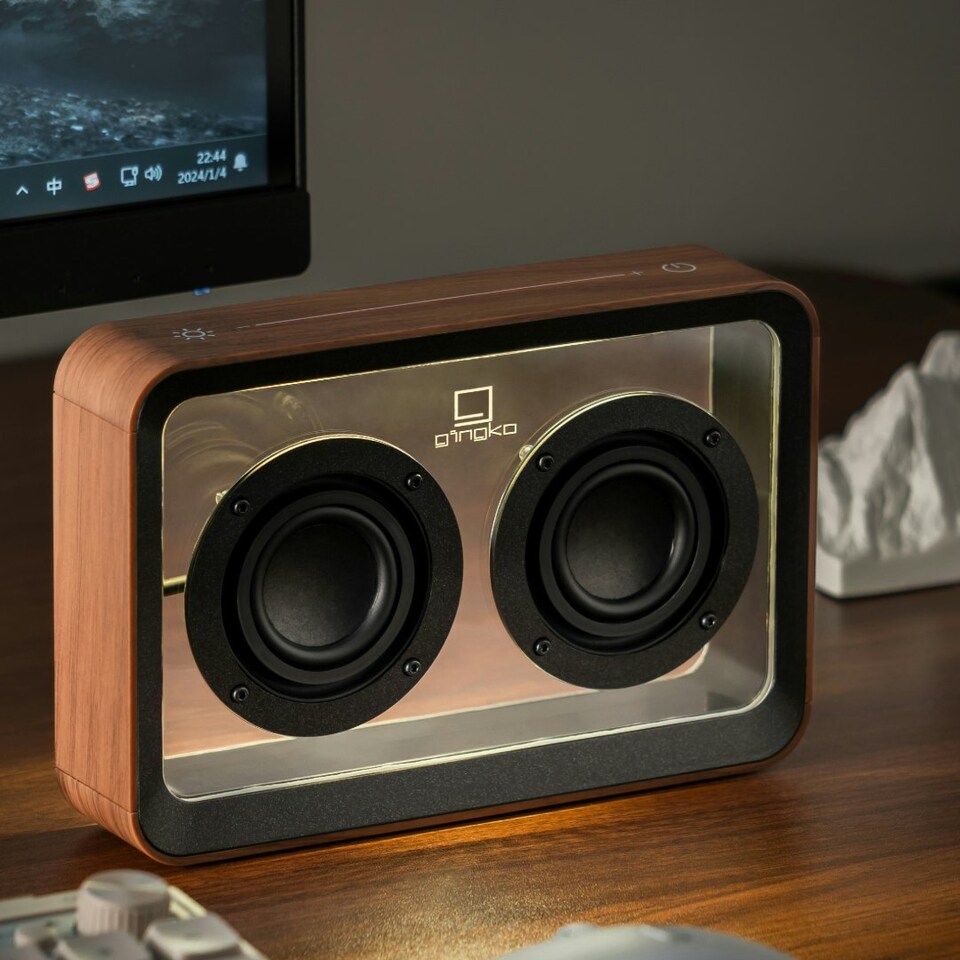 image 1 of Gingko Mage See-Through Bluetooth Speaker & LED Light