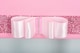 image 4 of FURNISHED Blackout Roller Blind with Pink Glitter Trim and Pink Bow Trimmable Window Shade | Pink | Pink | (W) 75cm x (L) 210cm