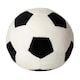 image 1 of Mumbles Zippie Football Plush Toy - White/Black - One Size (UTRW10548)