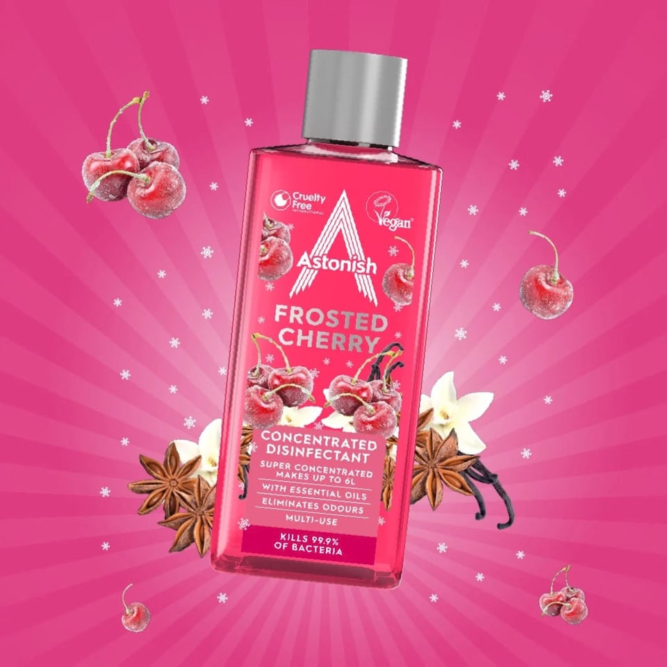 image 1 of Astonish Frosted Winter Cherry Cleaning Bundle 6 Piece