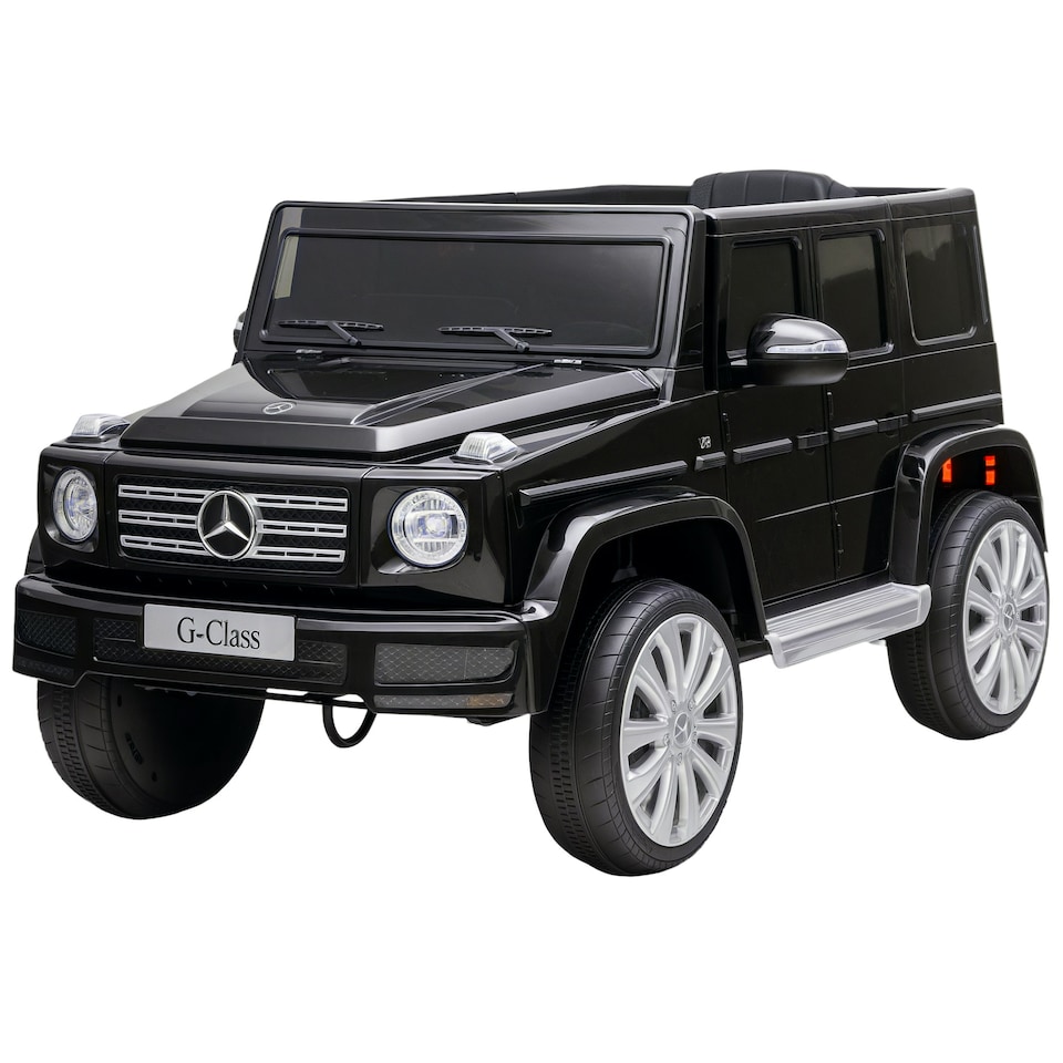 image 1 of HOMCOM Mercedes Benz G500 12V Kids Electric Ride On Car w/ Remote Control Black