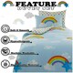 image 5 of VELVETIO Sunny Rainbow Duvet Cover Set Luxury Kids Printed Beddings Multi | Single