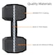 image 4 of Yaheetech 2x6kg (Sold in Pair) Hex Dumbbells Set Black