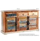 image 5 of Coastal Large Sideboard - Wood - L40 x W140 x H80 cm | Brown