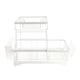 image 4 of Living and Home Steel Dish Rack with Utensil and Glass Holder - White | White