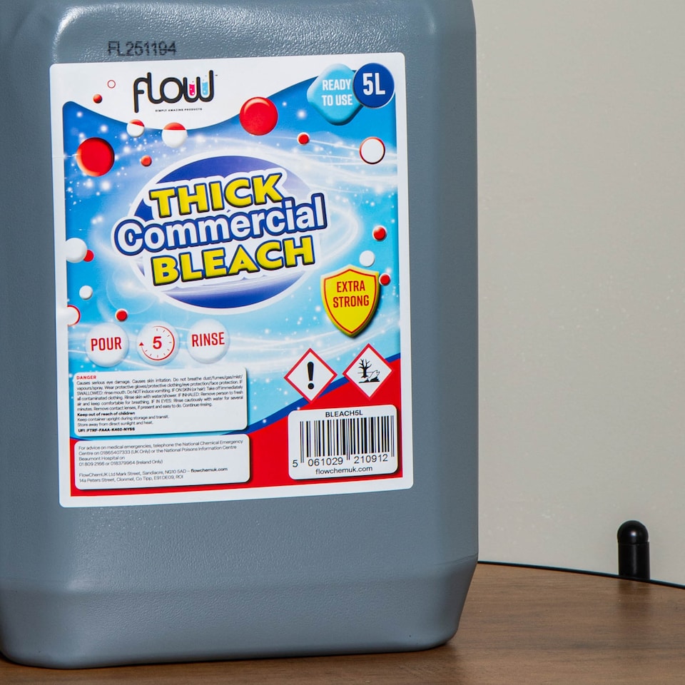 image 1 of 5 Litre Commercial Heavy Duty Thick Bleach