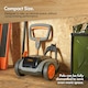 image 5 of VonHaus Electric Cordless Mini Lawn Mower