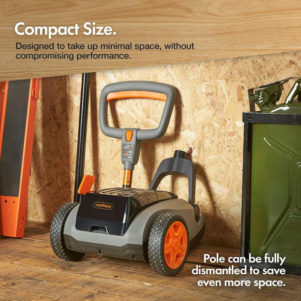 image 1 of VonHaus Electric Cordless Mini Lawn Mower