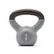 image 1 of Reebok 4.0 kg Cast Iron Kettlebell, Vinyl-Coated with Wide Handle | Multi | Grey/black | 4