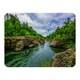 image 1 of River in mountain forest landscape (Blanket)