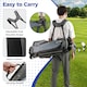 image 7 of COSTWAY Men's Complete Golf Clubs Package Set 10 Pieces Grey
