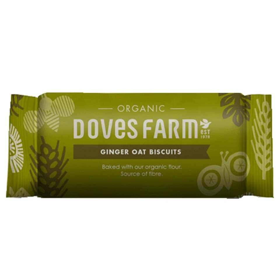 Organic Ginger Oat Biscuits 200g (Doves Farm)