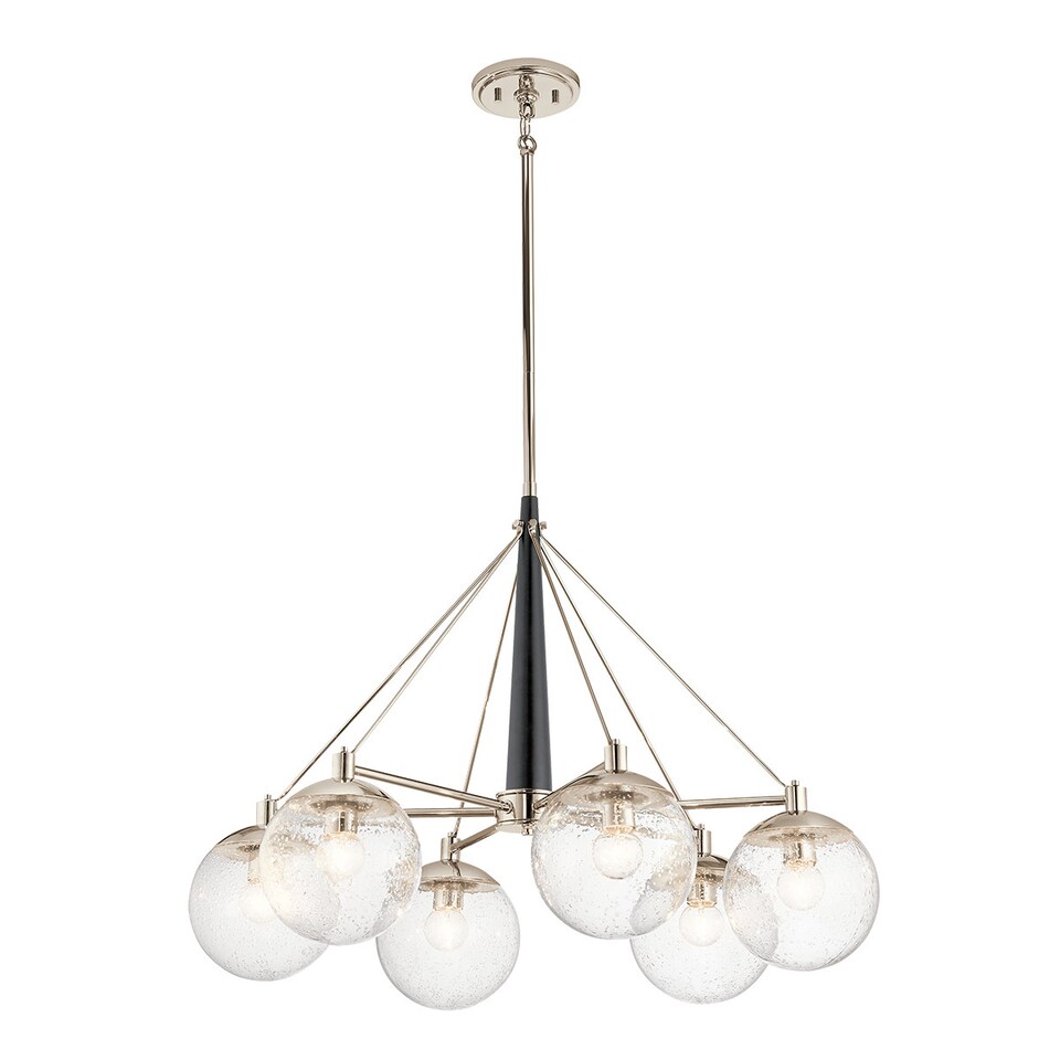 image 1 of Kichler Marilyn 6 Light Chandelier Polished Nickel