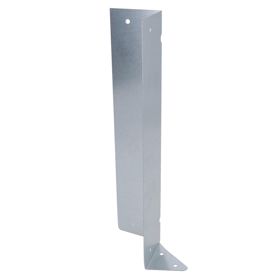 image 1 of Arris Rail Bracket Fence Post Support Galvanised 300mm Timber Panel Repair