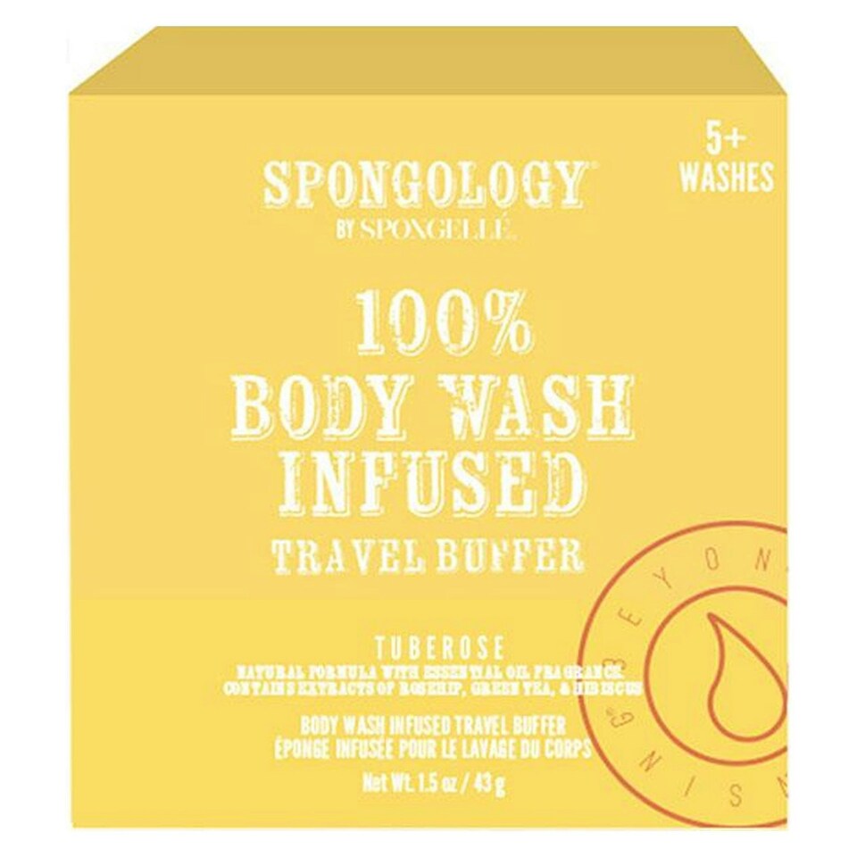 Spongelle Body Wash Travel Buffer Tuberose 43g