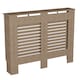 image 8 of Vida Designs Milton Radiator Cover MDF Slatted Cabinet, Unfinished, 111cm