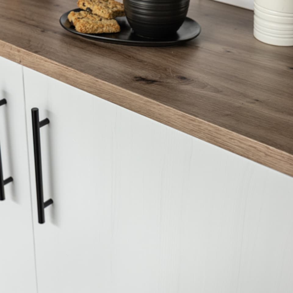 image 1 of Sticky Back Plastic Artisan Oak Wood Effect Kitchen Self-adhesive Vinyl Wrap for Cupboards, Doors and Worktops 90cm x 15m - d-c-fix