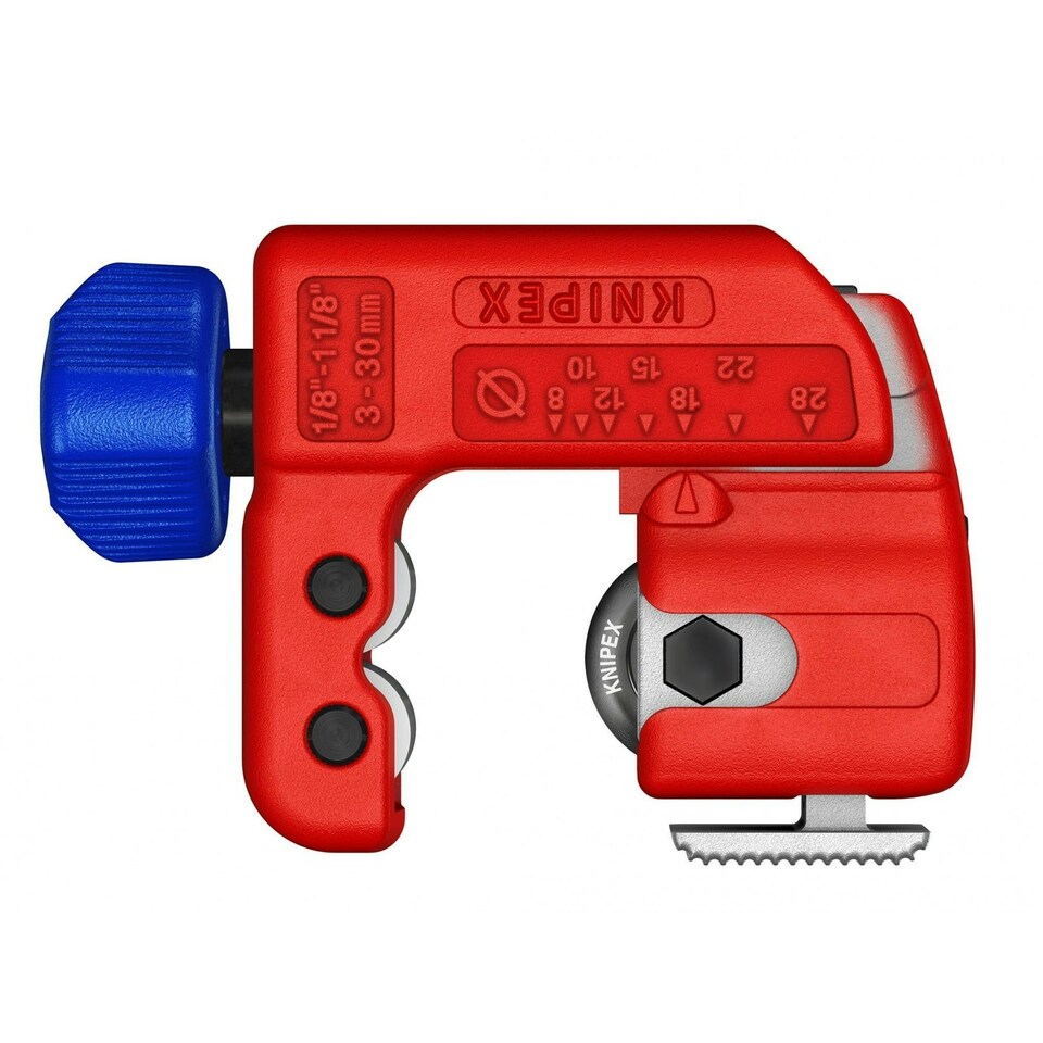 Knipex 90 31 01 Tubix S Pipe Cutter 3-30mm - Multi Colour - One Size