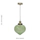 image 5 of Layla - Green Vintage Design Pendant Light with Antique Brass Flex Set