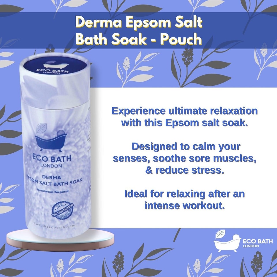 image 1 of Derma Epsom Salt Bath Soak Gift Tube
